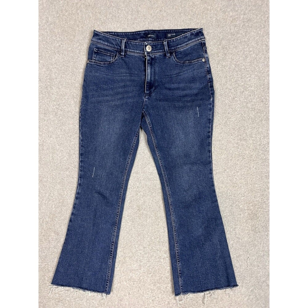 J.Jill Denim Women’s 2 P Kick-Flare Ankle Blue Jeans Stretch Blue